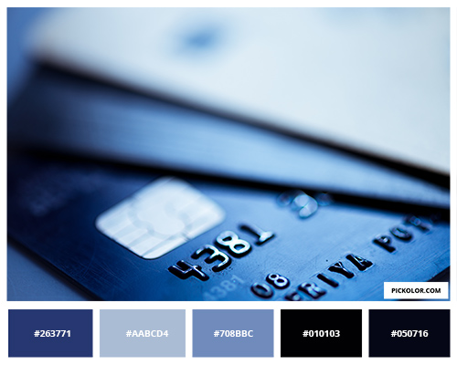 Blue credit card